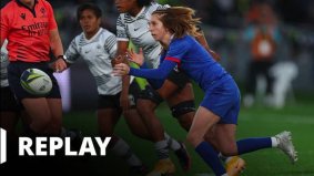 Rugby - Coupe du Monde Féminine - France / Fidji